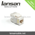 Cat5E / Cat6 / Cat6AUTP Keystone Jack para cabo RJ45